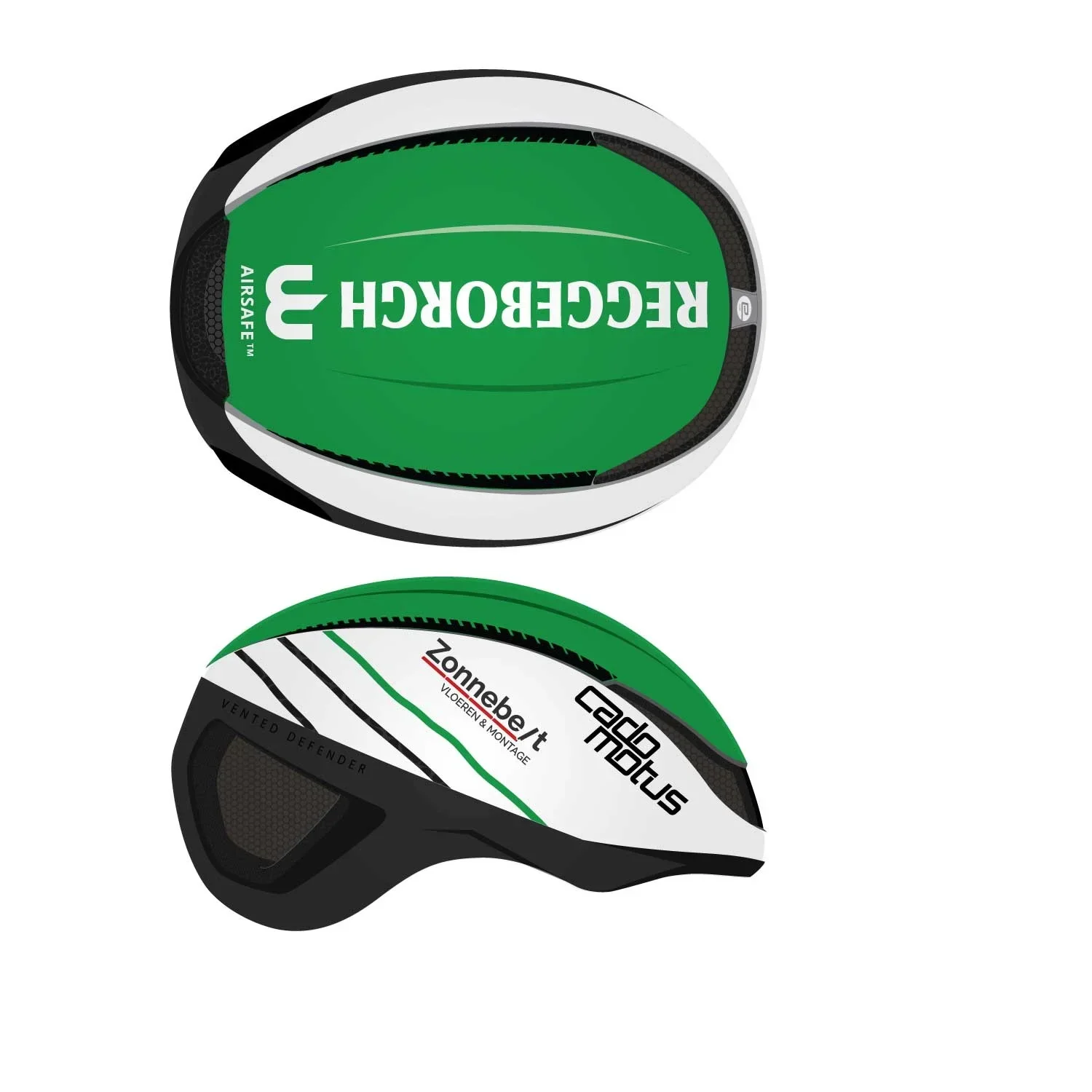 Omega Aero helmet for speedskating and cycling in your team colours! - Image 3